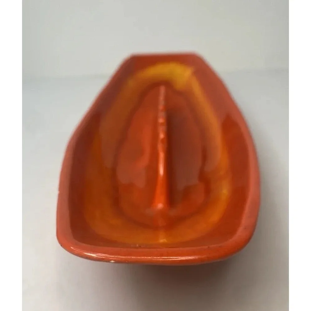 Life Century Modern Vintage Vase   Made In‎ The USA. Orange. Beautiful Peice